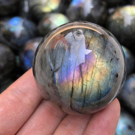 45mm Natural Labradorite SpherePolishing Labradorite ball by | Etsy