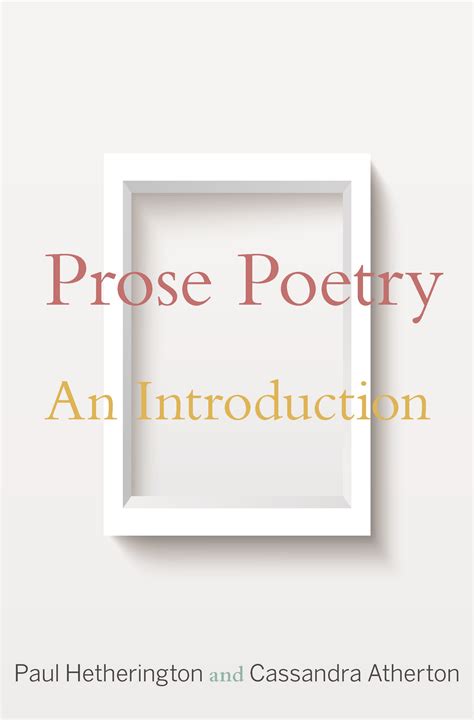 Prose Poetry | Princeton University Press