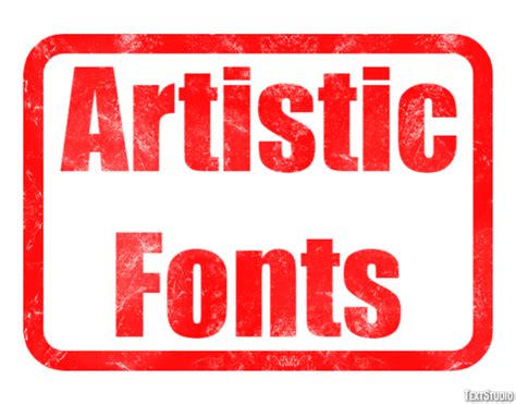Artistic Fonts Text Effect and Logo Design Font