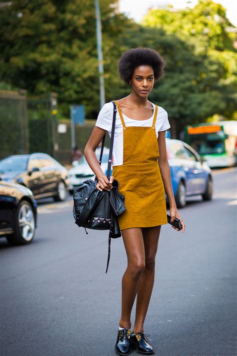 How to Pull Off an Overall Dress | Who What Wear