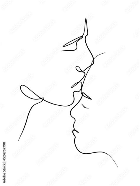 forehead kisses drawing