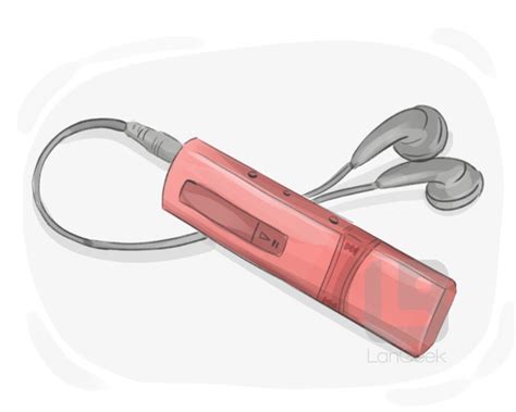 definition meaning  mp player langeek