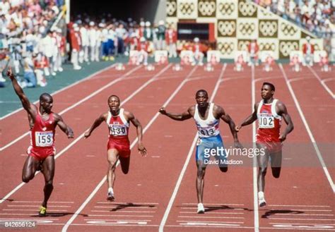 Ben Johnson The 1988 Summer Olympics Photos and Premium High Res ...