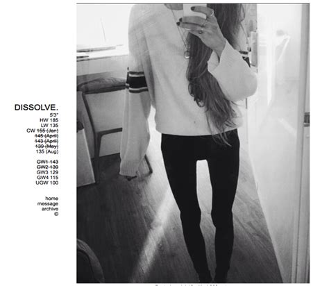 Figure 3: Screenshot of “unmarked” thinspo profile and post