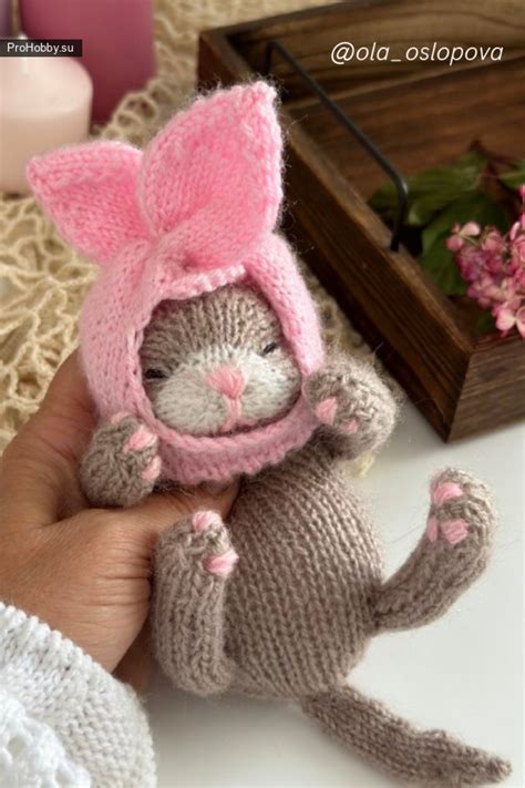 Вязаные игрушки спицами для начинающих Sky-wool.ru