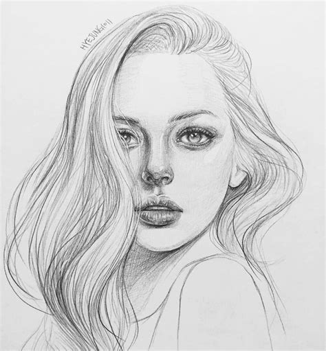 Human Face Drawing at PaintingValley.com | Explore collection of Human ...