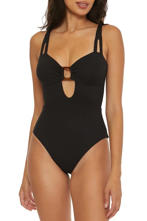 Becca by Rebecca Virtue Women's Standard Modern Edge One Piece Swimsuit