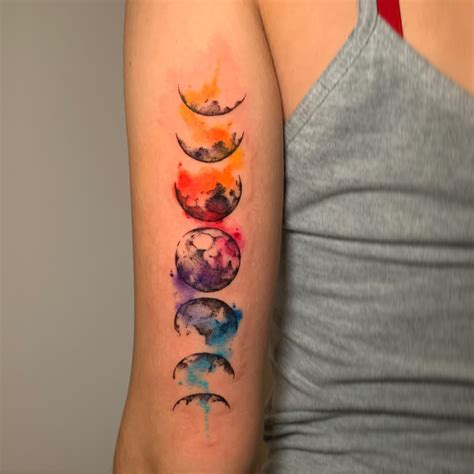 30 Awesome Moon Phases Tattoo Ideas for Men & Women in 2023