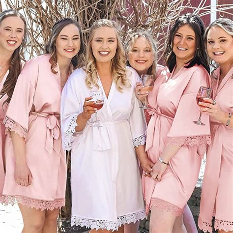 Affordable Bridesmaid Robes at Kim Delapaz blog