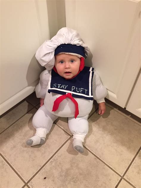 Stay Puft marshmallow man baby costume | Funny baby costumes, Cute baby ...