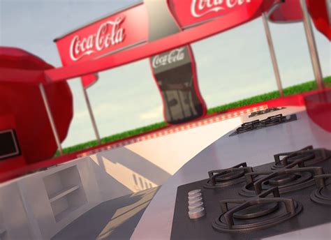 coca cola arena  behance