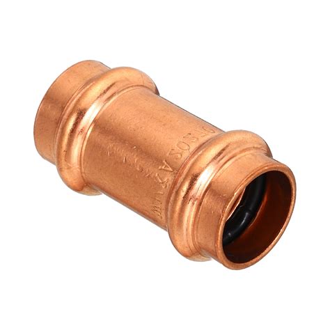 Uxcell 3/4" ID Straight Copper Coupling Copper Connector Joint Pipe