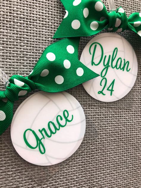 Personalized Volleyball Gifts, Volleyball Bag Tags, Volleyball Coaches