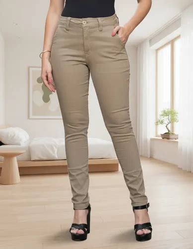 Calça Feminina Esporte Fino - Calça Feminina Esporte Fino Alfaiataria Caqui Bolso Faca | Parcelamento ...