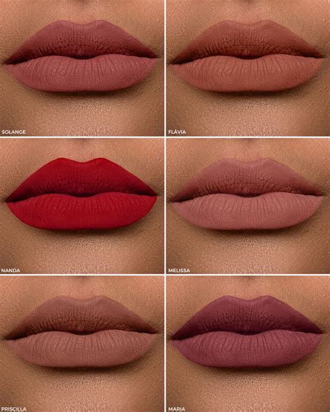 Batom Cor De Boca Natural - Batom Soft Matte Nathalia Capelo - Flávia | Batom cor de boca, Tons de ...