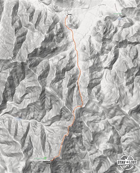 Map of Kingston Peak - Stav is Lost