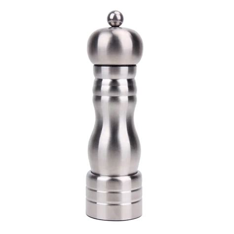 Stainless Steel Manual Pepper Grinder Pepper Mill Condiment Kitchen ...