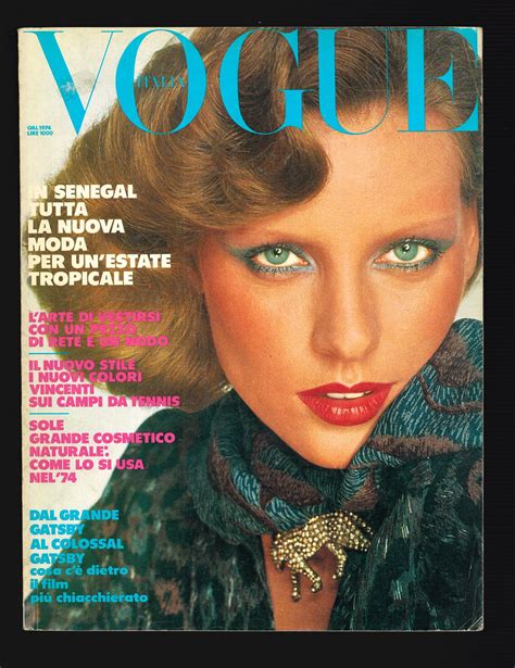 Vogue Italia June 1974 Original Vintage Magazine Sydne Rome Inside