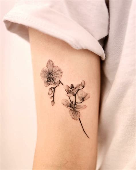 orchid tattoo 1