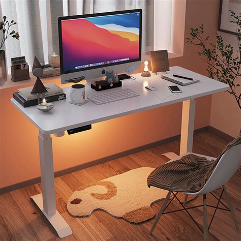 White Home Office Adjustable Desk, High Quality White Home Office ...