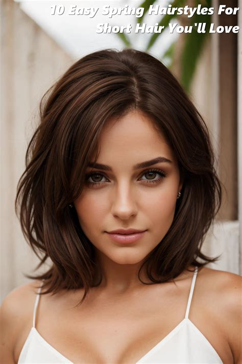 10 Easy Spring Hairstyles For Short Hair You'll Love | Spring
