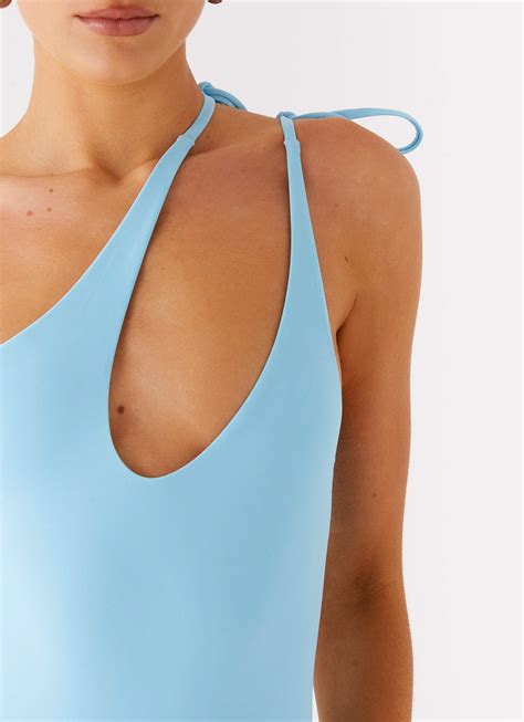 Drifted One Piece Swimsuit - Blue – Peppermayo US