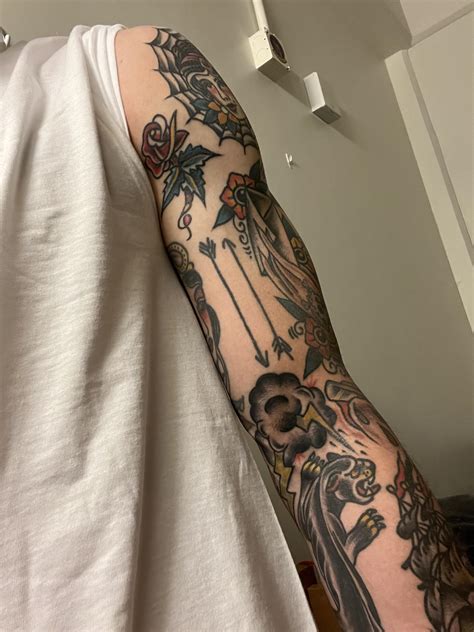 Cover Up Ideas to Finish Sleeve? : r/traditionaltattoos