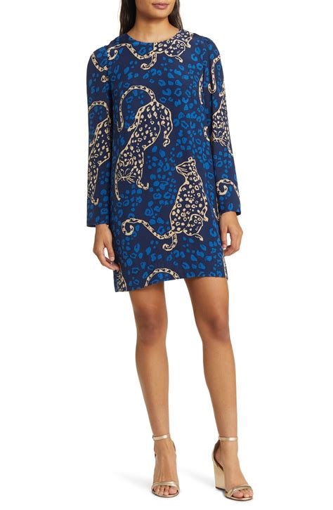 Buy Lilly Pulitzer® Lilly Pulitzer Tyra Leopard Print Long Sleeve Silk