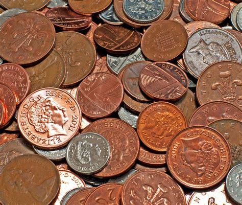 Old English Coins stock image. Image of english, pennies - 19875781