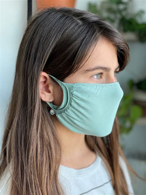 Buy Face Mask, Nylon Spandex Mask, Washable Mask, Filter Pocket, Gray