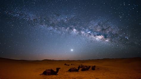 Milky Way Galaxy From Earth Wallpaper