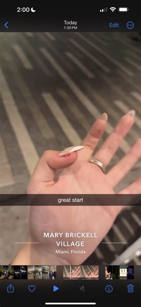 Nail hit on impact with Gel x and my whole nail is ripped off including