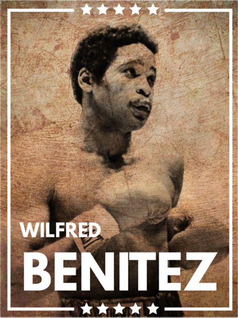 "Wilfred Benitez Boxing Legend" Sticker by BanLamKite | Redbubble