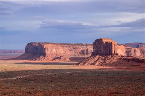 Scenic Monument Valley Landscape with Iconic Red Rock Formations and ...