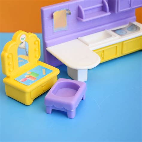 Vintage 1990s Playmates - Pretty Pink & Purple House Set – Pineapple Retro