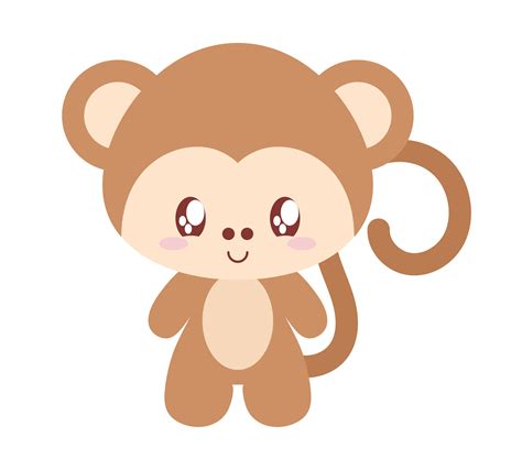 nice baby monkey 5968135 Vector Art at Vecteezy