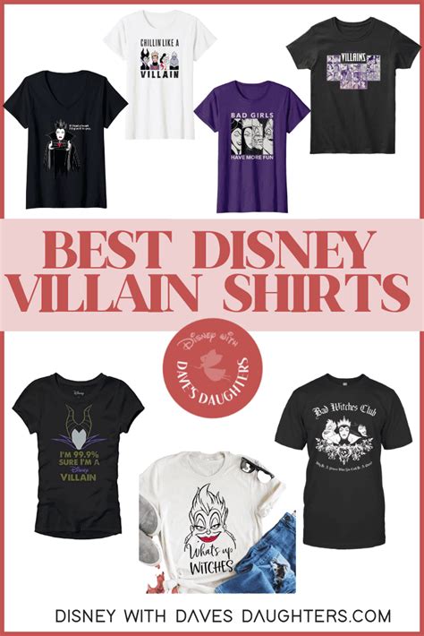 9 Perfect Disney Villains Shirts