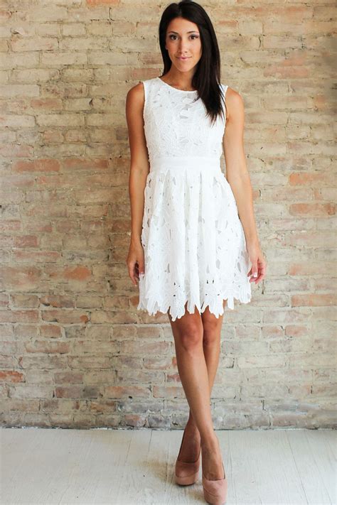 white bridal shower dress boutique - Veola Lockhart