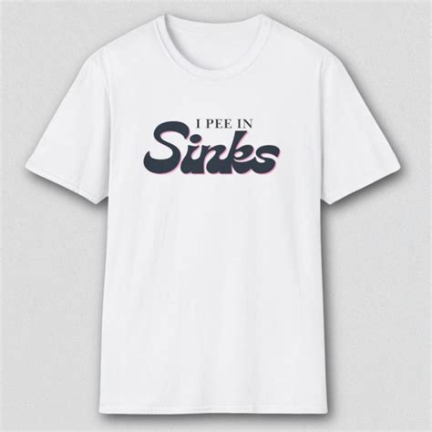 funny bathroom humor tee  pee  sinks  shirt gag gift apparel etsy