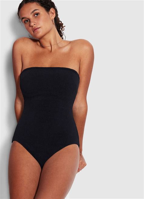 Seafolly Sea Dive DD Bandeau One Piece | Australia – Splash Swimwear
