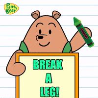 break  leg good luck