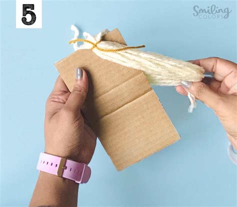 how to make a tassel out of yarn