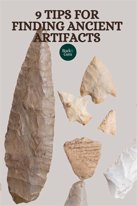 tips  finding artifacts rock gem magazine