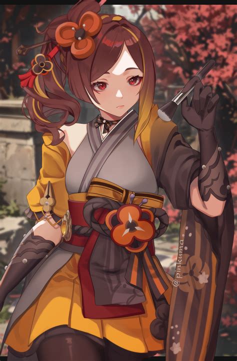 chiori (genshin impact) drawn by pinkuma | Danbooru