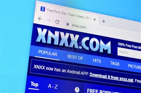 Homepage of Xnxx Website on the Display of PC, Url - Xnxx.com Editorial ...