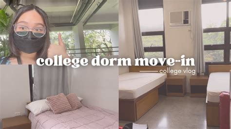 college dorm move-in vlog! | ateneo dorm - YouTube