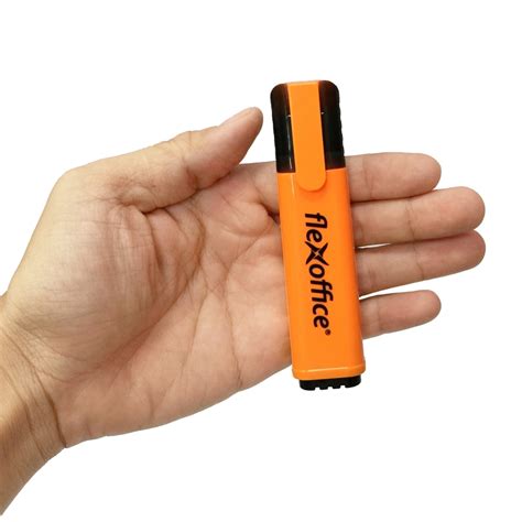 Bút Dạ Quang Flexoffice FO-HL02 - Màu Cam - FAHASA.COM