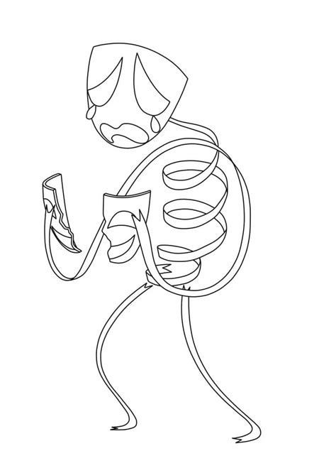 gangle  amazing digital circus coloring page  print