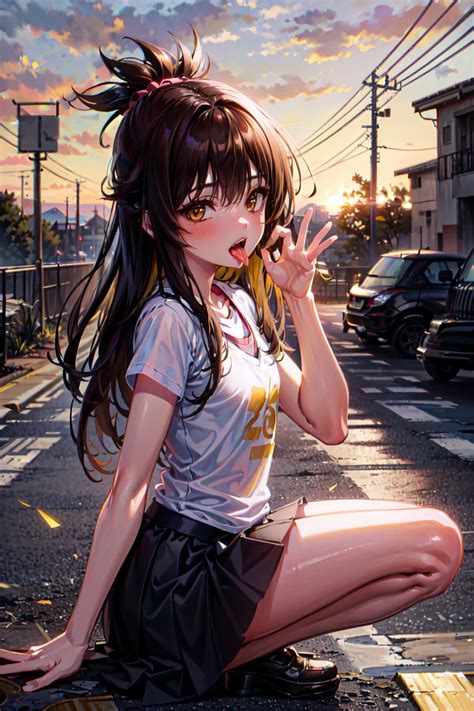 yuuki mikan  love ru generated  qbey  cetus mix aibooru