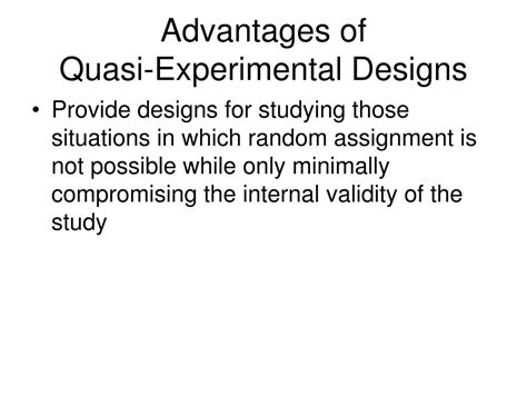 PPT - Quasi Experimental Designs PowerPoint Presentation, free download ...